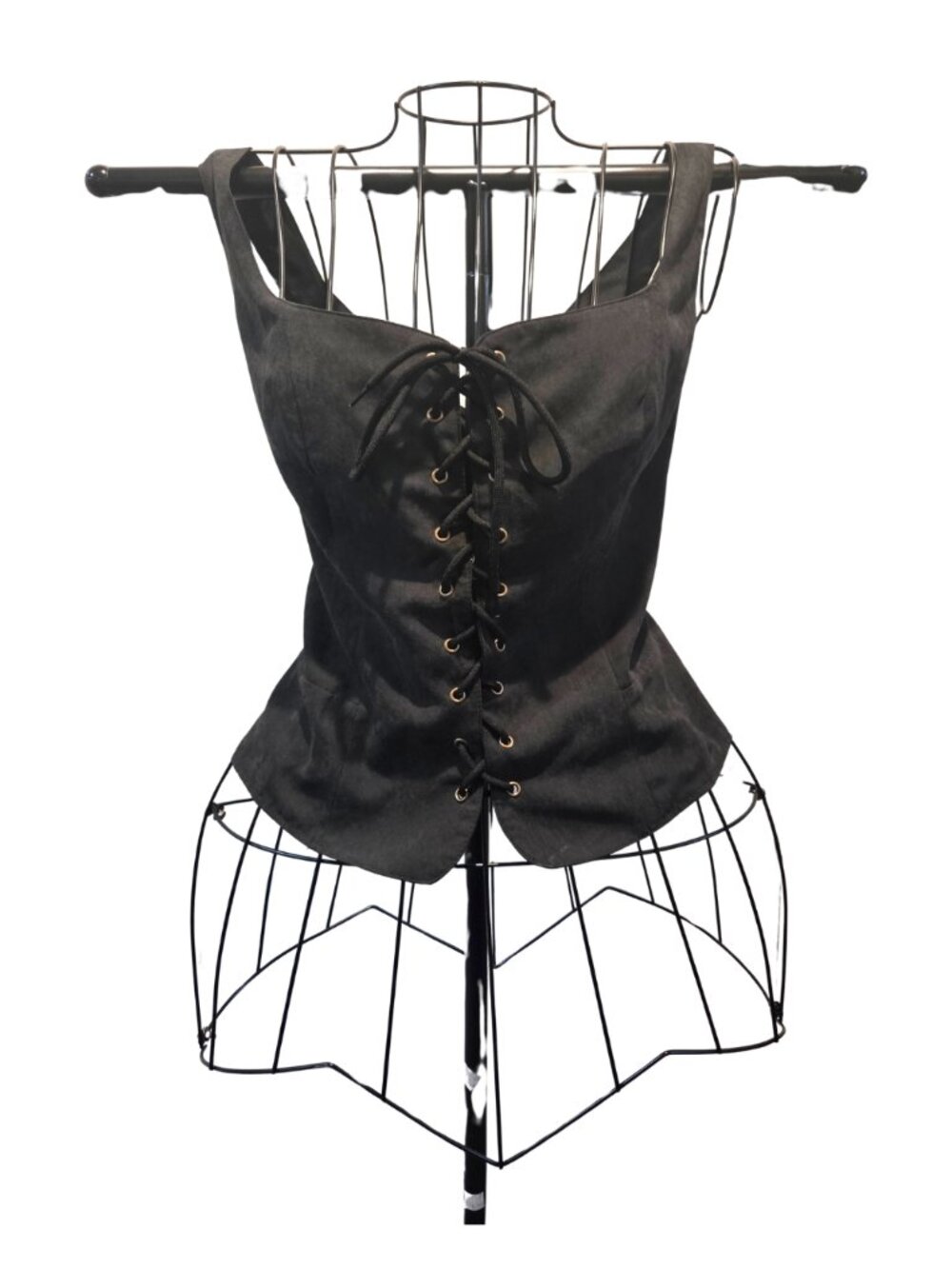 Scarlet Darkness Black Vest, corset XL